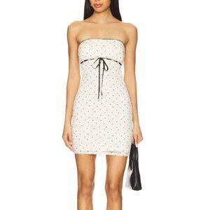 Off white cute Revolve mini dress NWT L